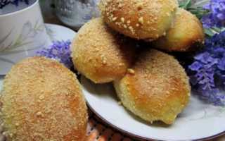Булочки с вареной сгущенкой и штрейзелем