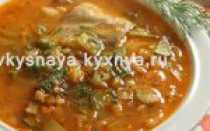 Рассольник со свининой: рецепт самого вкусного супа