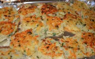 Картофельные драники с кабачками