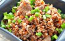 Готовим удивительно вкусную гречку с мясом в мультиварке Редмонд